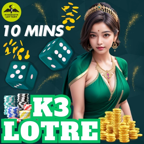 lotto prediction k3 lotre 10 mins with girl model dice and coins